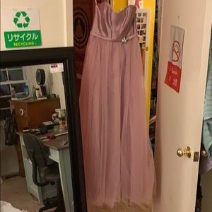Strapless bridesmaid dress.new with tags.